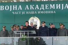 Министар Гашић на обележавању Дана Војне академије: Снажна, обучена и модерно опремљена војска најпоузданији чувар мира