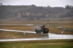 Armoured Units carry out successful firing practice