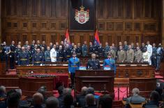 Svečanost povodom završetka školovanja 12. klase VSBO i oficira 66. klase GŠU