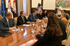 President Vučić with NATO Deputy Secretary General Rose Gottemoeller