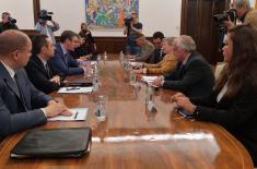 President Vučić with NATO Deputy Secretary General Rose Gottemoeller