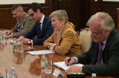 President Vučić with NATO Deputy Secretary General Rose Gottemoeller