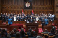 Svečanost povodom završetka školovanja 12. klase VSBO i oficira 66. klase GŠU