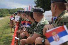 Minister Stefanović visits "Guardian of Order" competitors, Serbian Armed Forces still in lead