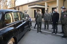 Minister Stefanović visits Serbian Armed Forces’ Guard