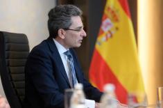 Minister Vučević meets with Ambassador of Kingdom of Spain Molina  