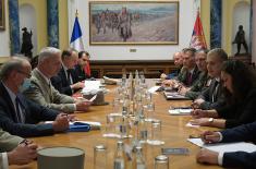 Meeting between Minister Stefanović and French Chief of Defence Staff General Lecointre