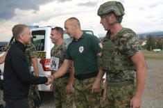 Министр Стефанович посетил участников конкурса «Страж порядка», Вооруженные силы Сербии по-прежнему на первом месте