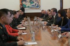 Председник Вучић састао се са потпредседником Централне војне комисије НР Кине