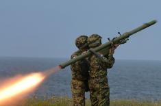 Preparations of rocketeers of the Serbian Armed Forces for firings at Shabla firing range