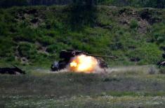 The March generation of soldiers successfully fired from 64 mm M80 hand-held rocket launchers
