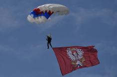 The assessment of readiness for the ceremony of handing over military flags to the 72nd Special Operations Brigade and the 63rd Parachute Brigade