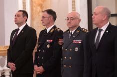 Reception of Minister of Defense and Chief of General Staff on the occasion of Military Veterans’ Day