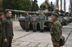 Minister Vulin: We will modernize our Armored Units