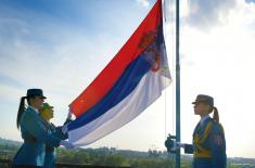 Honorary Artillery Volley to Mark the Serbian Armed Forces Day