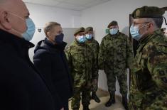 Minister Stefanović visits “Corporal Momčilo Gavrić“ barracks in Loznica