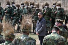 Ministar Stefanović na poligonu „Peskovi“: Vojska najčvršći bedem odbrane naše zemlje 