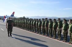 Send-off of Serbian Armed Forces Contingent to United Nations Mission in Lebanon