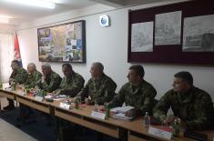 President of the Republic visits SAF units in Niš garrison