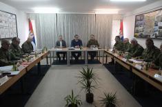 President of the Republic visits SAF units in Niš garrison