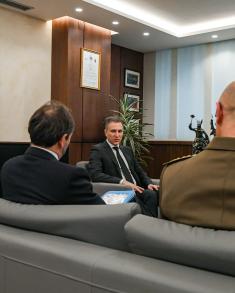 Minister Stefanović meets with Head of EU Delegation Giaufret