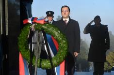 Secretary General of the President of the Republic laid a wreath at the Tomb of the Unknown Soldier on Avala