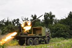 Modernized rocket artillery