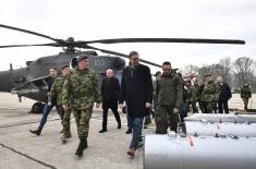 Predsednik Vučić: Novi helikopteri su čuvari naše zemlje i neba