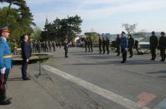 Honorary Artillery Volley to Mark the Serbian Armed Forces Day