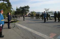 Honorary Artillery Volley to Mark the Serbian Armed Forces Day