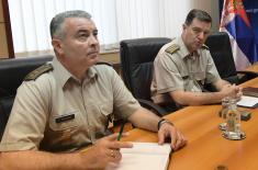 Minister Djordjevic received candidates for defence attaches