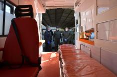 Minister Vulin: "Zastava TERVO" donated to the military a new ambulance vehicle that was built in 15 days