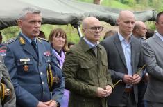 Minister Vučević attends Colonel Milenko Pavlović Remembrance Day ceremony