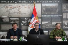 Председник Вучић обишао јединице Војске Србије у Нишу