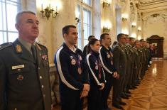 Minister Vulin: Proud of our military athletes