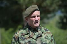 Minister of Defence and Chief of General Staff in Base “Medevce” on Easter