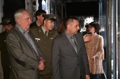 Delegations of the Olympic Committee and CISM with Minister Vulin at the 