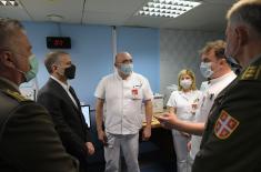 Minister Stefanović puts new scanner into service at Military Medical Academy