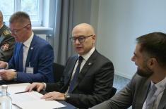 Meeting between ministers Vučević and Tanner