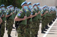 Minister Stefanović gives a send-off to our peacekeepers deploying to Lebanon