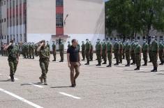 Minister Stefanović gives a send-off to our peacekeepers deploying to Lebanon