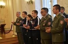 Minister Vulin: Proud of our military athletes