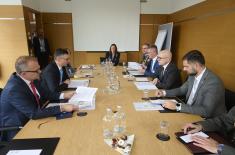 Minister Vučević Talks with Minister of Defence of Slovenia