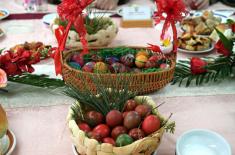 Minister of Defence and Chief of General Staff in Base “Medevce” on Easter