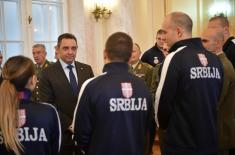 Minister Vulin: Proud of our military athletes