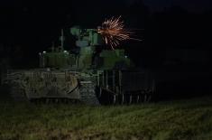 Minister Stefanović attends night firing at "Nikinci" range