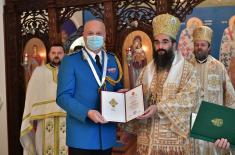 Order of Saint Simeon the Myrrh-Gusher awarded to the Guard of the Serbian Armed Forces