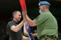 Minister Stefanović gives a send-off to our peacekeepers deploying to Lebanon