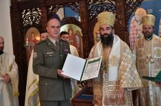 Order of Saint Simeon the Myrrh-Gusher awarded to the Guard of the Serbian Armed Forces