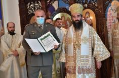 Order of Saint Simeon the Myrrh-Gusher awarded to the Guard of the Serbian Armed Forces